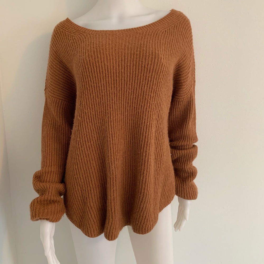 Brown express sweater